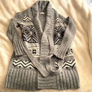 Cardigan robe